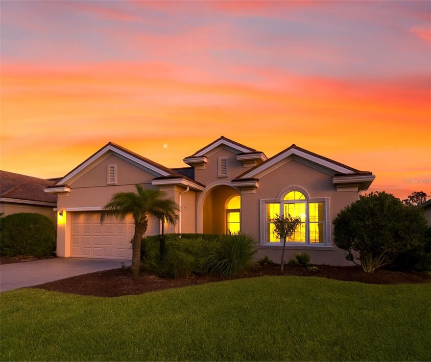 One or more photo(s) has been virtually staged. Here’s an exceptional opportunity to own a beautiful home in one of Southwest Florida’s most desirable gated communities - Boca Royale Golf & Country Club. Tucked within the peaceful Martinique section, this beautifully designed 3 bedroom 2 bath Eventide floor plan offers 1,838 sq ft of light-filled, open-concept living with tasteful upgrades throughout. Step inside and you’ll find a gourmet kitchen with gas cooking, recessed and under-cabinet lighting, a large center island, and plenty of prep space - perfect for everyday meals or entertaining friends. The living and dining areas are finished with crown molding and generous natural light, creating a relaxed and inviting flow. The primary suite provides comfort and privacy with a spacious en-suite bath, while two guest bedrooms offer flexibility for overnight guests, a home office, or hobby room. Outside, the screened lanai overlooks a peaceful greenbelt backdrop, making it an ideal setting for morning coffee or unwinding at sunset. Your HOA includes social membership, lawn care, resort pool & spa with outdoor kitchen, fitness center and more - effortless living wrapped in luxury. All just 10 minutes to Manasota Key + Englewood Beaches, close to restaurants, boutique shops, golf, and convenient to Sarasota and Punta Gorda airports. Whether full-time or seasonal, this home checks the boxes for comfort, value, and lifestyle.
Don’t wait - homes in Boca Royale move fast. Schedule your showing today.