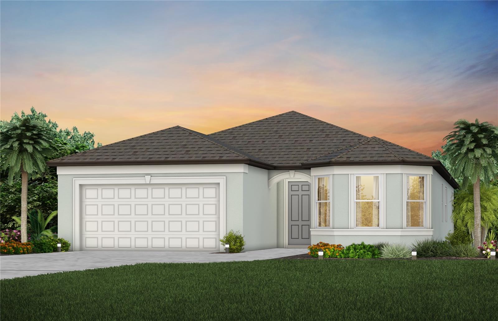 Under Construction. Pulte Homes is Now Selling in Spencer Glen in Riverwood, FL! These new homes offer an unparalleled living experience for families seeking the perfect blend of modern comfort and Florida's natural beauty. This new community will feature a resort-style pool with an open cabana, a clubhouse, sports courts, dog park, playground and much more! With its prime location within one mile from the I-75/Big Bend interchange and HWY 301, Spencer Glen provides easy access to commuting corridors, entertainment, and shopping.
Featuring the popular Mystique floor plan with an open-concept home design, this home has all the upgraded finishes you've been looking for. The gourmet kitchen showcases a center island with single bowl stainless steel sink, 3cm quartz countertops with 3”x6” subway tiled backsplash, stylish cabinets, a spacious pantry, and Whirlpool stainless steel appliances, including a built-in oven and microwave, stovetop with range hood, refrigerator and dishwasher.
The bathrooms have white cabinets and quartz countertops, dual sinks in the Owner's bath and walk-in shower. There is luxury vinyl plank flooring in the main living areas and flex room, 18”x18” tile flooring in the bathrooms and stain resistant carpet in the bedrooms.
This home makes great use of space, with a versatile enclosed flex room, a convenient laundry room with built in cabinets, an extended covered lanai with screen enclosure, and a 2-car garage.
Additional upgrades and features include LED down lighting in the gathering room, faux wood blinds throughout, tray ceiling at the gathering room, and a Smart Home technology package with a video doorbell.
Enjoy peace of mind with Pulte’s transferable, 10-year Limited Structural Warranty that covers materials and workmanship in the 1st year, workability of plumbing, electrical, HVAC, and other mechanical systems through the 2nd year, various types of water infiltration and internal leaks through the 5th year, and the structural integrity of the home through the 10th year. Plus, we’re currently offering limited-time incentives and below-market rates!