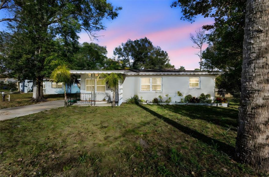 One or more photo(s) has been virtually staged. A charming Florida-style home awaits its new owner. Sunlight-filled, warm living area, inviting everyone to settle in and make memories. The living room flows into a beautiful eat-in kitchen, where the scent of fresh coffee promised home-cooked meals. Cool tile flooring stretched throughout for comfort and easy living. Step outside to a covered, screened back patio, your personal oasis perfect for unwinding. Beyond, a spacious quarter-acre fenced yard beckons, offering a safe haven for pets to roam and play. Adventure is never far away. Just a short stroll leads you to the Spring to Spring Walking Trails at the end of W. Blue Springs Ave, where you could wander beneath the trees or pedal along scenic paths. There is a small boat launch at the end of W. French Ave. that opens up new possibilities for water adventures. In all, we have 12 parks around the city for you to enjoy. Life here is convenient, too. Orange City, the shopping hub of the area, offers everything you might need—from groceries to big box stores. Healthcare is close by, with a hospital and medical offices just a couple of miles away. We have chain restaurants and privately owned eateries with different types of cuisine offered. This delightful home isn’t just a place to live—it is the start of a new story in a fantastic location.