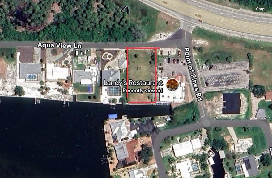 On a canal One house from Lemon bay