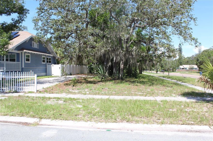 Charming, shaded, spacious lot in the prime Gulfport location! This 50 x 127 NTM1 zoned corner lot is just blocks from the Gulfport Marina, Skyway Trail, Twin Brooks Golf Club, Gulfport Recreation Center, Pasadena, Gulf Port & St Pete Beaches plus all the restaurants and entertainment.  Just minutes to the white sandy beaches on the Gulf, HWY’s and Interstate. Buyer is responsible for performing all due diligence including, but not limited to, availability of utilities and impact fees. Any and all offers welcome!