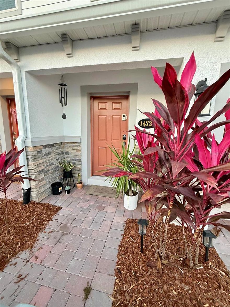 Beautiful two-story home for rent located in a gated community, offering comfort and security. This property features 3 bedrooms, 2.5 bathrooms, and smart home technology for modern living. The remodeled kitchen and vinyl and tile flooring create a stylish and functional space. The community includes a dog park and a playground, perfect for outdoor enjoyment. Centrally located near Lake Nona and Orlando International Airport, and situated in a great school zone, close to Lake Tohopekaliga High School.