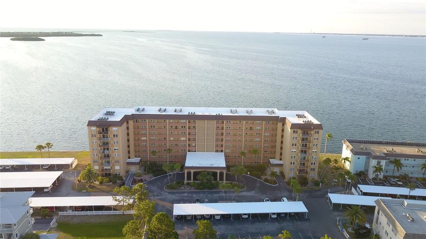 Walking distance to Honeymoon State Island Park and the Dunedin Causeway, you too could call this home! Royal Stewart Arms is a 55+ Island community. This 2 bedroom 2 bath large corner unit has an eat in kitchen where you can sip your morning coffee while enjoying the water view of the ocean. This large unit has porcelain tile throughout, granite countertops in kitchen, stainless steel appliances and split floor plan bedrooms with a patio overlooking the garden. There is a community clubhouse, fitness center, pool, tennis courts, shuffle board and private fishing pier right off the water with views for days. Start living that relaxed beach life now in this beautiful spot nestled right next to Honeymoon Island and minutes away from Downtown Dunedin, grocery shopping, local eateries and more!