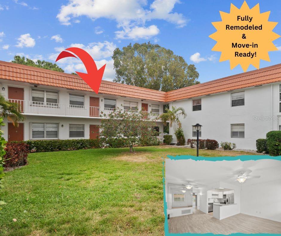Previous Buyer got cold feet! This beautiful 1 bedroom/1 bathroom Vista Pine condominium unit is completely updated and turnkey ready. New Roof from 2022! HVAC is from 2015! The kitchen has been fully upgraded with brand new granite countertops, a custom solid wood cabinetry, stainless steel appliances, and a new sink. The new tile flooring adds a modern touch to the space. Luxury vinyl plank flooring runs throughout the home, along with new 3'6" baseboards and interior doors. New interior light fixtures have been added throughout the unit. The bathroom has been updated with a new vanity, new tile flooring, and new toilet. The lanai features new tile as well.
The unit has new electrical outlets throughout the home, ensuring a safe and updated electrical system. The HVAC has just been fully cleaned and serviced. The affordable HOA fee of only $301 per month includes water, trash, sewer, basic cable, common ground maintenance, exterior landscaping, and exterior building maintenance. The community also features a fantastic clubhouse, which includes a pool, dance hall, library, gym, shuffleboard, and workshop.
Close to shopping, restaurants, and beaches. Interview required prior to closing. Please visit www.Vistapines.com for application & rules & regulations. Sold As Is with Right to Inspect. $150 application fee. No pets, boats, RV's, or Pick-up trucks. Vista Pines is a 55+Community.
This unit is ideally located just a short walk from everything Vista Pines has to offer, including the fantastic clubhouse, which includes a pool, dance hall, library, gym, shuffleboard, and workshop! Don't wait to purchase your dream home; buy today and relax tomorrow!