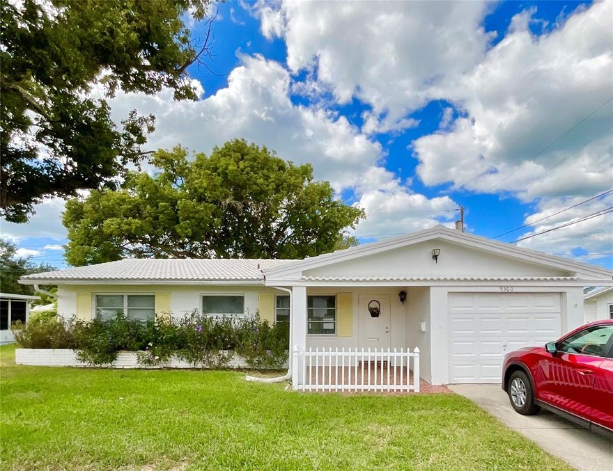 TAMARAC BY THE GULF A WELL KEPT 55+ COMMUNITY OF SINGLE FAMILY HOMES INCLUDES LAWN SERVICE, WATER, SEWER, TRASH AND POOL W/ALL AMENITIES FOR ENJOYABLE AND MAINTENANCE FREE LIVING . 
COZY AND CLEAN 2 BED 2 BATH 1 CAR GARAGE HAS SPACIOUS FLORIDA ROOM - CAN INCLUDE THE MASTER BEDROOM FURNITURE AND A COUCH OR THEY CAN BE REMOVED.  CLEAN AND READY TO RENT