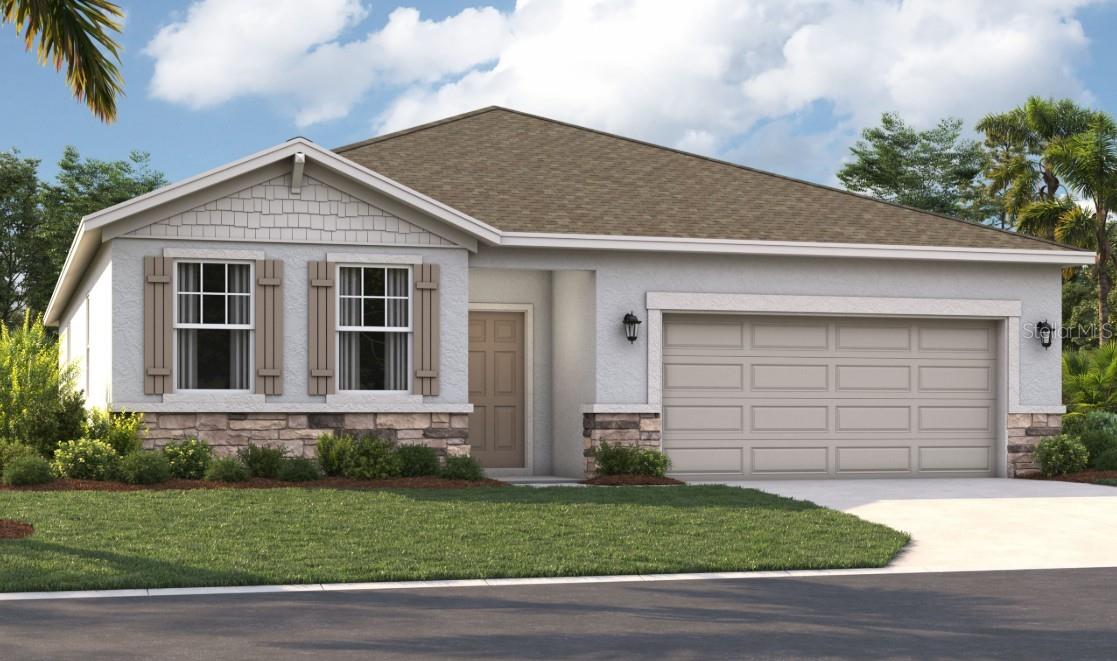 One or more photo(s) has been virtually staged. Beresford Woods is a vibrant community in historic DeLand, Florida! Close to Orlando and Daytona Beach, it offers modern amenities and the opportunity to enjoy Florida's natural beauty. Explore nearby shops, restaurants, and historic sites. Easily reach popular destinations with access to I-4, the Central FL GreeneWay, and the future DeLand Sunrail Station. For outdoor enthusiasts, Beresford Woods is a dream come true. Whether you enjoy biking, boating, hiking, picnicking, fishing, or any other outdoor activity, you'll find endless opportunities at the nearby local parks. Just 2 miles away, Lake Beresford Park features a variety of hiking trails, two pavilions, two playgrounds, and even a 1.8-mile multi-use trail that connects to the popular Spring-to-Spring Trail. If you prefer to stay close to home, enjoy lounging by the community pool, relaxing in the cabana, or letting the little ones have fun in the playground.
The Webber is a spacious 2,210-square-foot, single-story home featuring four bedrooms and three bathrooms. The kitchen overlooks the dining and living rooms, while the outdoor patio off the living room provides plenty of natural light throughout the main living area. Tucked away at the front of the home is the second bedroom with an ensuite bathroom, offering plenty of opportunities. With a spacious primary suite located at the rear of the home and three additional bedrooms, the Webber is the perfect new home for all buyers. Don't miss your opportunity to join this vibrant community! Contact us today to schedule an appointment!