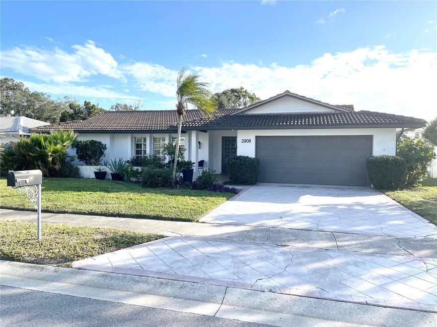RENTED JAN., FEB., MARCH 2025,  AVAILABLE MAY THROUGH DEC. AT OFF-SEASON RATES.  A perfect vacation getaway in prime Golf Gate location.  Bring the family to this 4 bedroom, 2 bath home with a private sparkling pool under a screened cage.  The home offers 4 bedrooms, a large open living room and dining area with beautiful new flooring.  The family room is off the kitchen and has sliding glass doors out onto the pool.  The master bedroom also has sliding glass door access as well as the dining area.  This is a perfect home for entertaining with lots of gathering space and ample seating around the pool plus there is a two-car garage.  The home is located close to the Siesta Key beaches, several golf courses, shopping, restaurants, YMCA, and close to the Legacy walking and biking trail access.  Call for fluctuating off-season rental rates.  THIS IS NOT AN ANNUAL RENTAL.