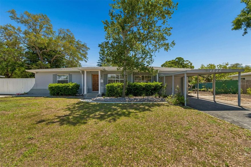 Fully renovated 3 bedroom, 2 bathroom home in a central St. Petersburg location. This move-in ready property has a clean modern feel throughout with updated finishes, refreshed kitchens and bathrooms, and a flexible layout that works well for a variety of living needs.

The home is currently set up with separate living areas, giving the next owner options for multi-generational living, guest space, a private office setup, or potential income flexibility. Buyer to verify all use and rental options.

The property sits on a large lot with plenty of outdoor space and room to enjoy, entertain, or expand your vision over time. Conveniently located near shopping, restaurants, major roads, Downtown St. Pete, the beaches, and everything the area has in store.

A strong opportunity for an owner occupant, house hacker, or buyer looking for a renovated home with flexible use in one of St. Petersburg’s most convenient locations.
