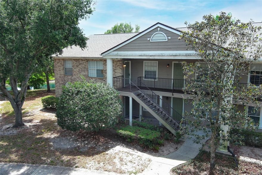 Beautifully maintained 2-bedroom, 2-bath second-floor condo just minutes from the main campus of University of Central Florida! This light and bright residence features easy-care tile and laminate flooring throughout, a neutral interior palette, and a full suite of kitchen and laundry appliances included for true move-in-ready convenience. Relax and unwind on the private screened patio, perfect for enjoying Florida’s year-round sunshine. Residents enjoy resort-style amenities including a sparkling community pool, hot tub, fitness center, basketball and tennis courts, BBQ area, clubhouse with covered patio, plus abundant resident and guest parking. Ideally located near shopping, dining, entertainment, and major roadways, this property is an exceptional opportunity for homeowners, students, or investors alike. Don’t miss your chance to own this incredible condo in one of Orlando’s most convenient locations!