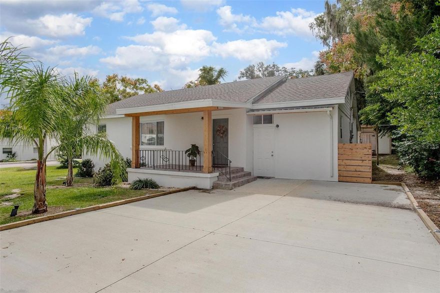 CHARMING MID-CENTURY COTTAGE NEAR DOWNTOWN DELAND!
Fall in love with this beautifully renovated mid-century cottage, just blocks from the heart of downtown DeLand. This move-in-ready gem offers updated flooring, kitchen, and bathrooms—every detail has been thoughtfully refreshed.  Enjoy the flexibility of a potential mother-in-law suite with its own private entrance—perfect for extended family or as a rental opportunity (ideal for Stetson housing rental!). Located in one of DeLand’s safest areas, near the police and fire stations, you’ll have peace of mind and the convenience of being able to walk to shops, dining, and events in minutes.
Less than an hour to the beaches and Orlando attractions, this home offers the perfect blend of location, charm, and opportunity.