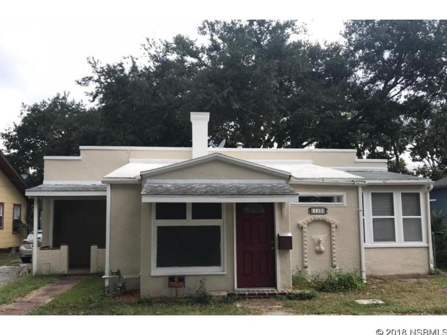 Enjoy all the modern conveniences while still admiring the original charm in this completely updated 3 bedroom, 2 bathroom home. The first thing you will notice as you pull up is the front door with the half moon window and the large front window with gorgeous etched glass. The crown molding, baseboards, door and window casings, light fixtures and much of the hardware add to the period charm throughout the home. New laminate wood flooring, updated kitchen and bathrooms allow you to enjoy all the modern conveniences. Detached two car garage with huge attached workshop. Conveniently located close to the South Beach Street Historic District, Halifax Yacht Club, Jackie Robinson Stadium and so much more and just 5 minutes to the World's Most Famous Beach! Home was treated, tented and bonded in May 2018.  All information recorded in the MLS is intended to be accurate but cannot be guaranteed. ;Water: City