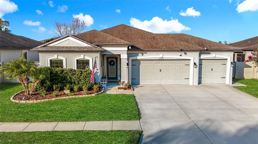 Seller is motivated and encourages all offers—be sure to ask about available buyer incentives! Welcome to your private oasis in the highly sought-after community of Talavera! This stunning 3-bedroom, 2-bathroom residence offers the perfect blend of sophisticated interior design and luxurious outdoor living. With over 1,800 heated square feet of meticulously maintained space and a spacious 3-car garage, this home is designed to impress from the moment you arrive.
Step inside to find an elegant interior defined by high-end finishes, including seamless tile floors, crown molding, and trayed ceilings, that add a sense of architectural grandeur. The heart of the home is the expansive kitchen, featuring premium oversized granite countertops, 42" custom cabinetry, breakfast bar, and strategic recessed lighting, making it as functional as it is beautiful.
The living space transitions seamlessly to your spectacular outdoor retreat. Relax on the oversized lanai as you take in the serene pond views that provide a peaceful backdrop to your daily life. The centerpiece of the backyard is a magnificent heated rectangular pool and integrated jacuzzi, perfect for year-round entertaining or a quiet evening under the stars.
Located in a vibrant community with top-tier amenities, this home offers the ultimate Florida lifestyle. Schedule your private showing today and experience this Talavera gem for yourself! 2015 Roof, 2015 A/c, 2015 Water Heater, 2015 Electrical, 2015 Plumbing