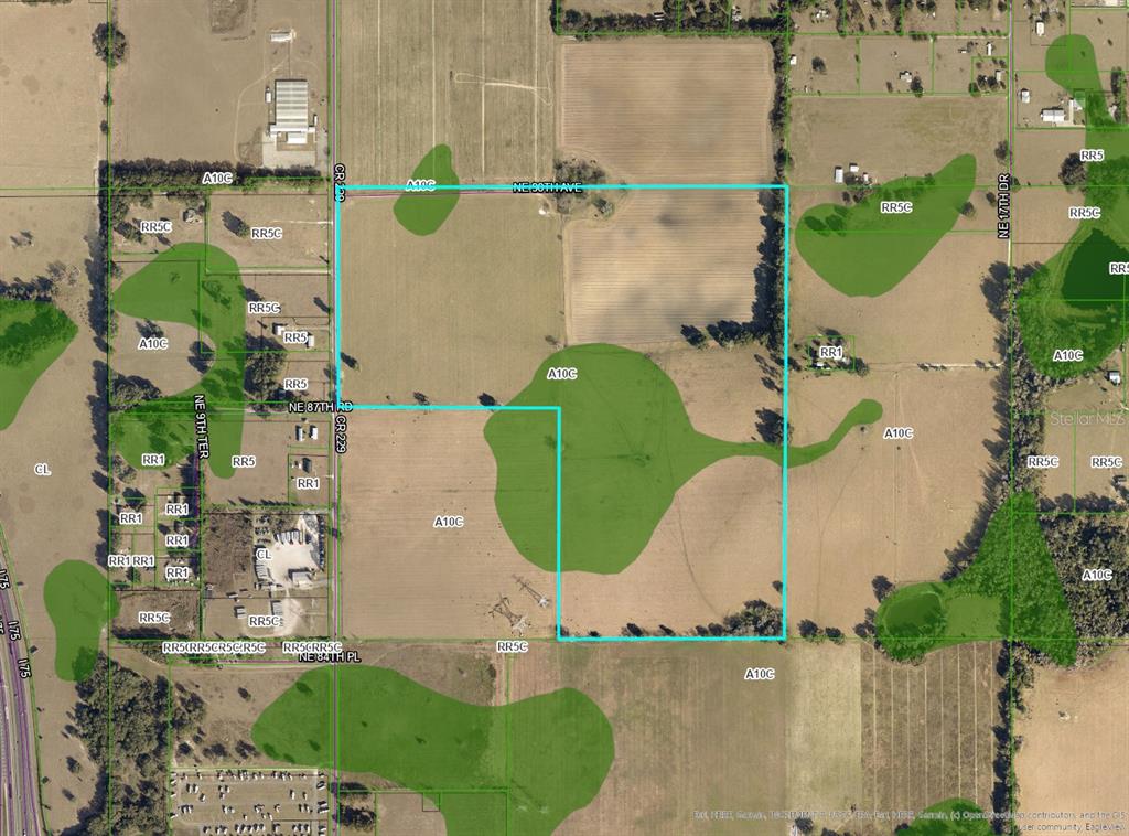 Beautiful and Prime property in Wildwood close to I75. The site lies about 1/2 mile north of SR 44, just off the I75 interchange.
There is an 8” gravity sewer at the intersection of SR 44 & CR 229. There is a 12” water main located at the entrance of Wildwood RV, which lies 1300 feet +/- south from this parcel. The County has told us they would support Single-family & Multi-family on this parcel - or choose it for your agri-business. A contiguous 40-acre parcel fronting CR 229 is also available, creating a 160-acre tract with great potential.