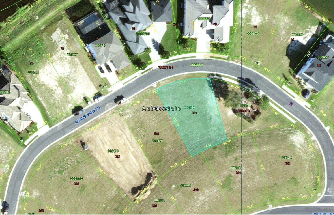 WATER RIDGE SUB - Land