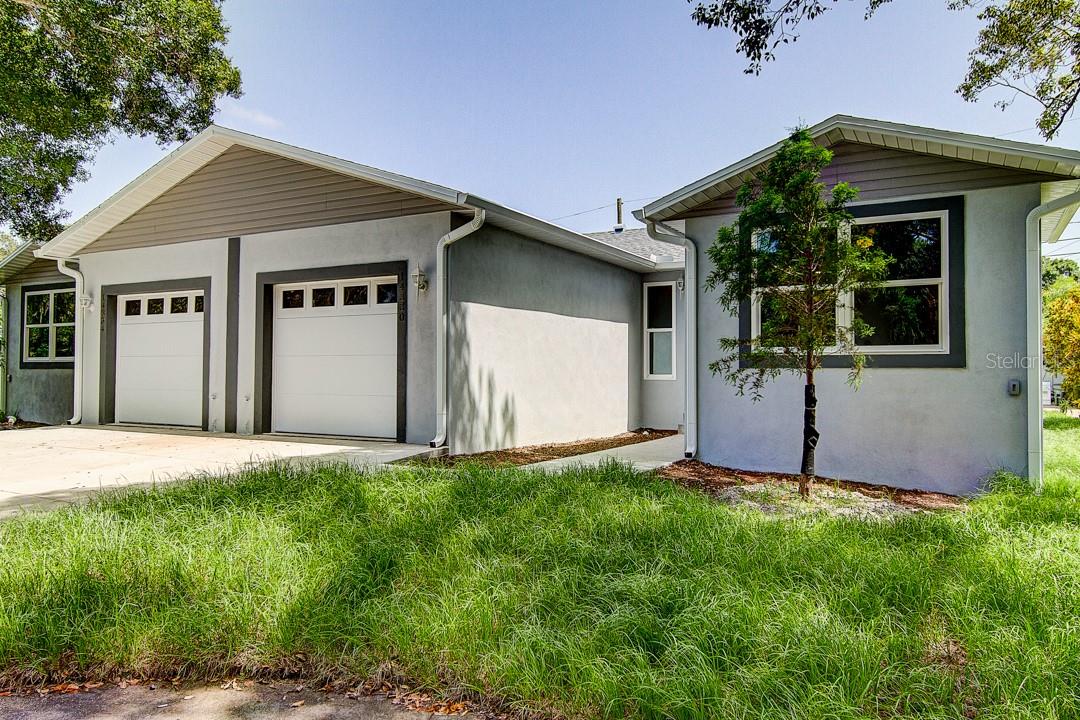 Light and bright two bedroom, two bath duplex style property, this is the right side that is available. Built in 2019, this newer construction property has plank style tile floors, vaulted ceilings, an open floor plan, granite counter-tops, SS appliances, custom closets, custom blinds, a private fenced yard and open patio. There are two sides of this attached property and each side has two bedrooms, two baths, inside laundry and an attached one car garage. Rent includes the lawn and pest care. Pets are negotiable. Adjacent to beautiful Bonner Park. No smoking or vaping allowed. Call today to learn more about this super nice annual rental property.