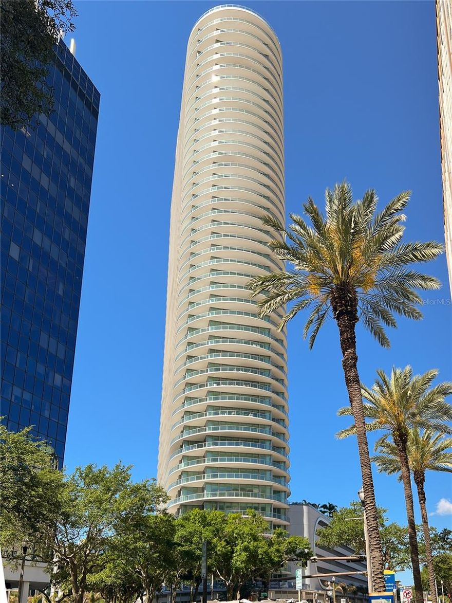 One or more photo(s) has been virtually staged. Now available for lease in St. Petersburg’s most anticipated luxury tower, this refined 2-bedroom, 2-bath residence at 400 Central offers elevated finishes and notable views of Tampa Bay paired with the energy of the downtown skyline.

Thoughtfully upgraded throughout, the home features porcelain tile throughout custom cabinetry, designer lighting, and a chef’s kitchen appointed with premium appliances, designed for both everyday living and effortless entertaining. Floor-to-ceiling glass fills the residence with natural light while showcasing significant water views blending bay and city into a striking daily backdrop.

The open-concept living creates a seamless flow, while the bedrooms offer generous space and privacy. Spa-inspired baths deliver a polished, high-end feel that complements the residence’s modern aesthetic.

Set in the heart of downtown St. Petersburg, residents enjoy a vibrant, walkable lifestyle just steps from waterfront parks, acclaimed dining, galleries, and cultural venues. At 400 Central, luxury extends beyond the residence with exceptional amenities and a level of design that defines the next generation of high-rise living in Tampa Bay.

A rare opportunity to lease a designer-upgraded residence with true water presence in one of the city’s most prestigious new addresses.