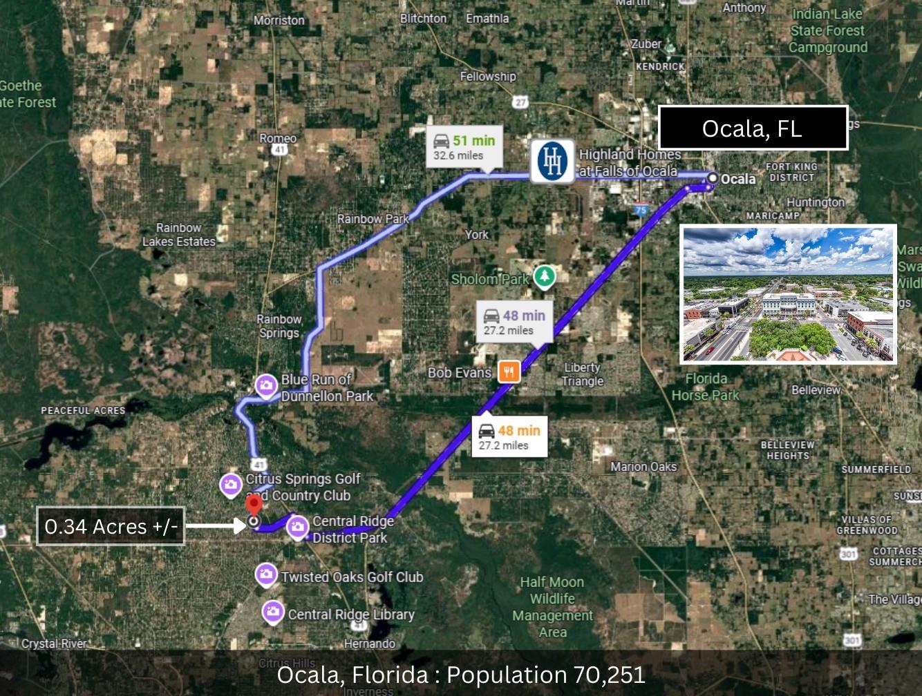 CITRUS SPGS UNIT 13 - Land