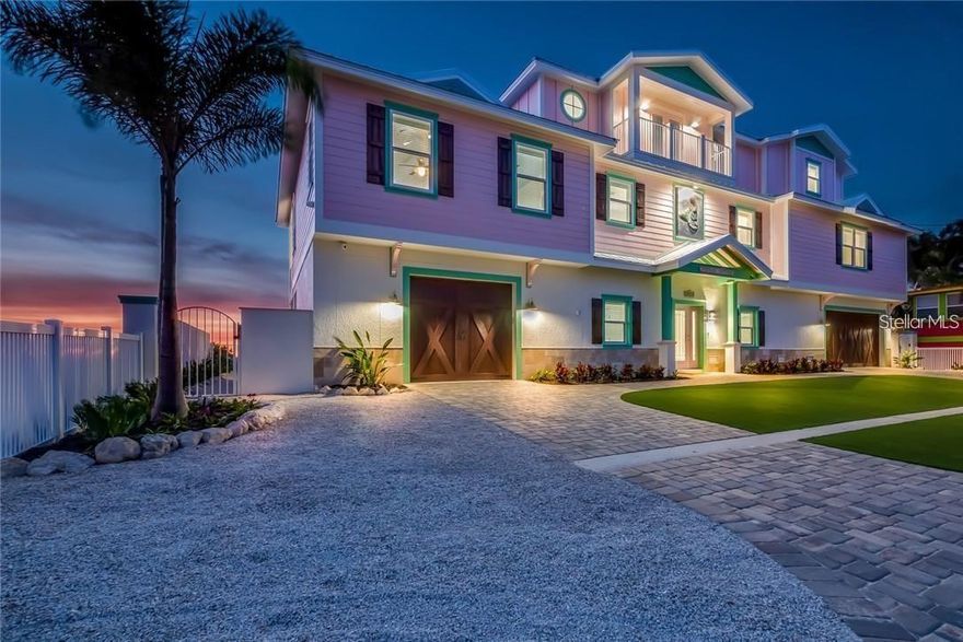 Nestled along the pristine shores of Anna Maria Island, this exquisite Gulf-front home offers the ultimate in coastal luxury living. With four bedrooms and four-and-a-half baths, this meticulously designed and maintained property is a true masterpiece of beachside elegance. The home boasts a stunning coastal facade with a private beachfront oasis, where swaying palm trees and native vegetation frame the property, creating an inviting and tropical atmosphere. Multiple outdoor living spaces, including a spacious deck, provide panoramic views of the sparkling Gulf of Mexico, offering the perfect backdrop for relaxation and entertainment. Step inside, and you'll be greeted by an open and airy floor plan that seamlessly connects the living, dining, and kitchen areas. Vaulted ceilings and large windows flood the interior with natural light, enhancing the sense of space and tranquility. The coastal-inspired decor and high-end finishes throughout the home evoke a sense of timeless elegance and comfort. The gourmet kitchen is a chef's dream, equipped with top-of-the-line appliances, granite countertops, a large island with seating, and plenty of storage. It's perfect for preparing meals while enjoying the company of family and friends. Each of the four spacious bedrooms is a private retreat, with luxurious en-suite bathrooms and ample closet space. The primary suite, has a spectacular view overlooking the Gulf, offering a tranquil sanctuary to start and end your day. Situated on Anna Maria Island, this Gulf-front home provides easy access to the island's charming shops, restaurants, and attractions, making it an ideal location for both full-time residents and vacationers seeking a luxurious coastal retreat. Call for your private showing today.