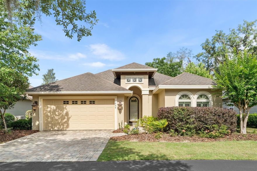 NEW ROOF TO BE INSTALLED WITH ACCEPTABLE OFFER! Beautiful Tommy Waters-built courtyard home in the desirable Arbor Greens community! This versatile floor plan is listed as a 4 bedroom, though tax records reflect 3 bedrooms plus an office—the Seller is currently using the office as a bedroom, offering flexibility for guests, a nursery, workout space, or work-from-home setup. Inside, you’ll find quality craftsmanship and upscale finishes throughout, including coffered and tray ceilings, crown molding, granite countertops, plantation shutters, architectural arches and niches, and wood flooring in the main living areas.

One of the standout features of this home is the private courtyard oasis with paver decking and lush landscaping, seamlessly blending indoor and outdoor living. Multiple rooms open directly into the courtyard through glass doors, including the living room, primary suite, guest bedroom, and even the bathroom, creating a bright and airy feel throughout the home. The kitchen overlooks the spacious great room and features an island layout, breakfast nook with bay window, and beautiful finishes throughout.

The primary suite offers a spa-like bath with an air-jetted tub, walk-in shower, and spacious walk-in closet. Additional features include a tankless water heater, indoor laundry room with washer and dryer included, and a 2-car garage. Outside the courtyard, the fully fenced backyard includes fruit trees and bushes, while the HOA conveniently maintains the front lawn. Arbor Greens residents also enjoy access to a community pool and clubhouse in one of NW Gainesville’s most sought-after locations.