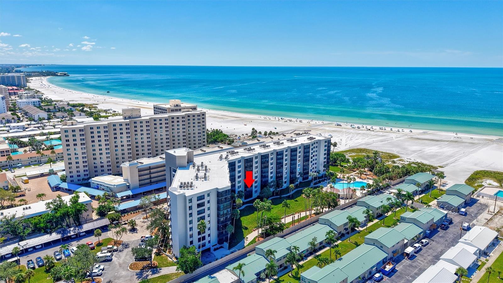 Welcome to Your Siesta Key Sanctuary.
Step into paradise with this turnkey furnished condo in the highly sought-after Casarina complex, offering 200 feet of private beach access on the world-renowned Crescent Beach. Nestled on a lush 7-acre property, Casarina features beautifully landscaped gardens, tennis and pickleball courts, a beachside pool and spa, an elevated beach deck, and a welcoming clubhouse—all just steps from the famous crystal sands of Siesta Key Beach.
Located on the third floor, this residence boasts a newly updated kitchen, luxury vinyl flooring, an updated guest bath, and a new AC unit. Enjoy serene garden views from your 17-foot screened balcony, with a peek-a-boo view of the Gulf and pool areas.
Need extra space? The flexible 8’ x 8’ breakfast nook can easily be transformed into a home office or additional sleeping area.
Casarina is a well-maintained 89-unit complex with fully funded reserves and recent complex renovations. Owners can bring one small pet, and enjoy the convenience of a covered carport and access to the free Siesta Key Trolley for dining, shopping, and entertainment.
Whether you're paddle boarding, kayaking, biking, or simply relaxing on the beach, this condo offers the perfect blend of island lifestyle and resort-style amenities. See Video: https://sunnylensmedia.hd.pics/5880-Midnight-Pass-Rd/idx