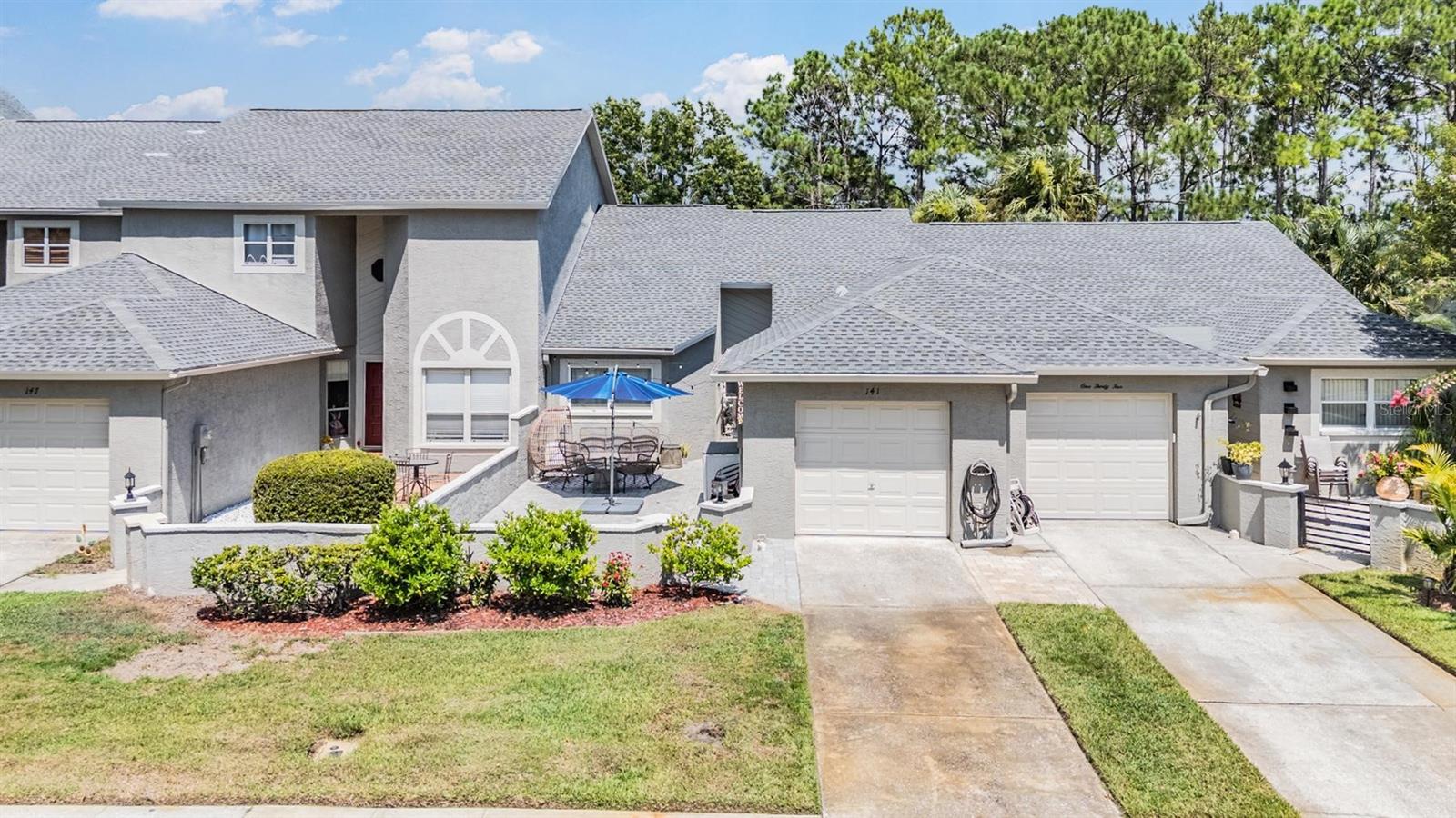 Beautifully Renovated Palm Harbor Villa with Community Pool & Tennis!
Welcome to this stunning 2-bedroom, 2-bathroom villa offering just over 1,100 sq. ft. of thoughtfully designed living space. Recently renovated, this home blends modern style with comfort in every detail. Step inside to an open layout with neutral-toned luxury vinyl plank flooring throughout. The updated kitchen boasts sleek quartz countertops, modern cabinetry, and ample prep space—perfect for cooking and entertaining. The master suite features a private bathroom with a double vanity and a rainfall shower head, plus a convenient walk-in closet for easy organization. Relax on your private screened-in lanai or take advantage of the community amenities, including a sparkling pool and tennis courts. The attached oversized 1-car garage offers extra storage and convenience. Major upgrades provide peace of mind: roof (2022) with lifetime transferable warranty on materials and 10 years on labor, HVAC (2019), and a new water softener with reverse osmosis system (2025). Additionally, the garage door opener was replaced in 2025 and the hot water heater is also newer.
The affordable HOA covers internet, cable, lawn care, and trash pickup, making this home as convenient as it is beautiful. Located in desirable Palm Harbor just east of US-19, you’re minutes from top-rated beaches, shopping, dining, and Tampa International Airport as well as the St. Pete Clearwater Airport. This move-in-ready villa offers low-maintenance living in a prime location—don’t miss it!