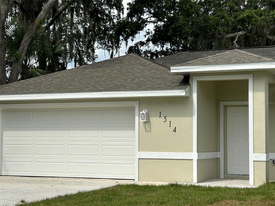 BRAND NEW HOME - HOME WARRANTY AND SURVEY INCLUDED. MATCHING REFRIGERATOR/RANGE, D/W AND BUILT IN MICROWAVE. IMMERSE YOURSELF IN LUXURY AND ALL THE MODERN CONVENIENCES OF THIS WELL DESIGNED OPEN FLOOR PLAN PLUS A LARGE FAMILY ROOM WITH A SLIDING GLASS DOOR THAT LEADS TO THE LARGE PATIO. THIS BEAUTIFUL HOME IS SITUATED ON A TROPICAL AND PRIVATE LOT IN A GREAT NEIGHBORHOOD. THE THREE BEDROOM TWO BATH HOME HAS AN OPEN FLOOR PLAN WITH GRANITE COUNTER TOPS, STAINLESS STEEL APPLIANCES AND PLENTY OF KITCHEN CABINETS PLUS A PANTRY. THE LARGE AND LOVELY GRANITE BREAKFAST BAR IS A FOCAL POINT OF THIS OPEN FLOOR PLAN. THERE ARE CEILING FANS IN EVERY ROOM. THE INSIDE LAUNDRY IS CLOSE TO THE GARAGE AND THE KITCHEN AND FEATURES A MOP SINK. LIFETIME VINYL PLANK FLOORING IN ALL ROOMS EXCEPT THE BEDROOMS, WHERE YOU WILL FIND LOVELY EARTH TONE DURABLE CARPETING. CABLE TV HOOKUP IN EVERY BEDROOM, AND THE LIVING ROOM AND FAMILY ROOM. WALK IN AND SPACIOUS CLOSETS IN ALL BEDROOMS. SLIDING DOORS FROM THE FAMILY ROOM TO THE LARGE PATIO AND THE LOVELY BACK YARD. LOCATED IN AN AREA OF LOVELY WELL KEPT HOMES. MOVE IN READY ;Water: City