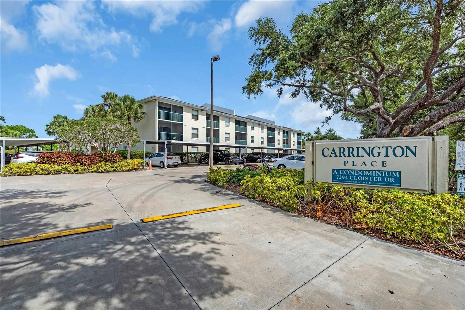 2 Bed 2 Bath Condo at Carrington Place
Step inside and experience an open-concept living space designed for both relaxation and entertaining. The living room is bathed in natural light from large windows, creating a warm and welcoming atmosphere. Gleaming tiled floors stretch throughout the space, complemented by neutral-toned walls that make it easy to add your personal touches.
A true highlight, the modern kitchen features stainless steel appliances, including a refrigerator, electric range, microwave, and dishwasher. Custom cabinetry provides ample storage, while solid-surface countertops add a touch of sophistication.
Adjacent to the kitchen, the dining area comfortably accommodates a four- to six-person table. Pendant lighting above the dining space adds elegance, while an open layout ensures easy flow between the kitchen and living areas.
The master suite is a true retreat, boasting an en-suite bathroom, and walk-in closet.
Both bathrooms are stylishly appointed with modern fixtures, ceramic tile flooring, and contemporary vanities. The en-suite master bath features a walk-in shower and double sinks, while the second bathroom has a full-sized bathtub and updated lighting.
Enjoy the convenience of an in-unit washer and dryer, discreetly tucked away in a dedicated laundry closet.
Parking:
One Reserved Covered space included
Lease Terms:
Available for an annual lease with the option to renew
Tenant is Responsible For: All utilities
Security Deposits:
Minimum security deposit equal to 1x the monthly rent
OR
No-Security Deposit Option: Ask about applying for a zero-security deposit option through our partnership with The Guarantors.
Pets:
No Pets
Schools:
Elementary: Gulfgate Elementary
Middle: Brookside Middle
High: Riverview High
OTHER:
All PMI Southwest Florida tenants are enrolled in the Resident Benefits Package (RBP) which includes HVAC air filter delivery (for applicable properties), utility concierge service making utility connection a breeze during your move-in, our best-in-class resident rewards program, credit reporting, resident liability insurance (optional), and much more! More details upon application.