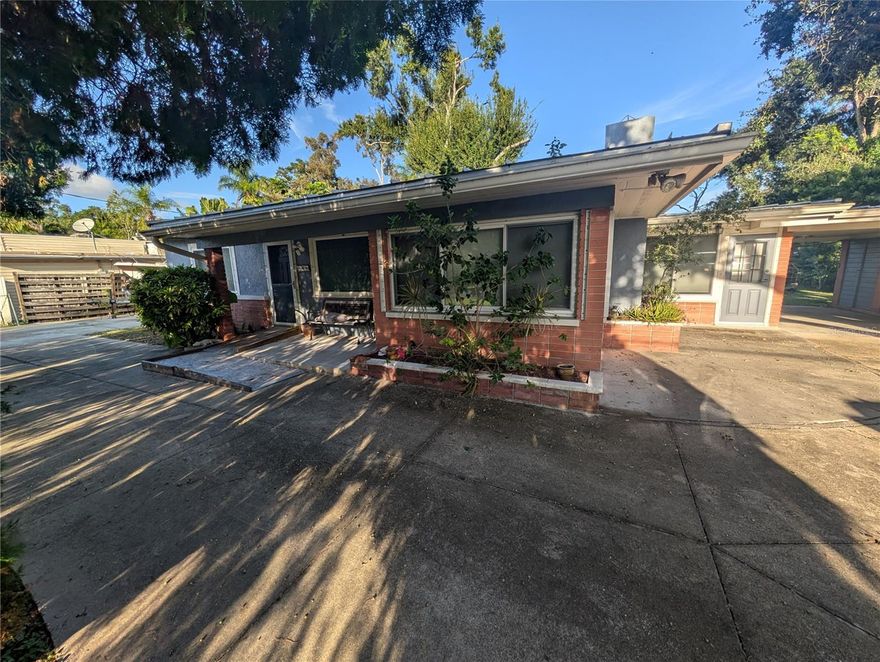 Available now! This well-maintained property offers a 2-bedroom, 1-bath main home plus a detached 1-bedroom, 1-bath guest house, perfect for guests, a home office, or hobby space.
The main house features a comfortable floor plan with a bright living area, tile flooring, and a functional kitchen with ample cabinet space. The detached guest house includes a private entrance, full bathroom, and plenty of room for a bedroom setup or workspace.
Enjoy abundant parking and storage options — ideal for multiple vehicles, a boat, or a work trailer. The spacious fenced yard provides privacy and outdoor space to relax.
Conveniently located just minutes from downtown Sarasota, beaches, restaurants, and shopping.