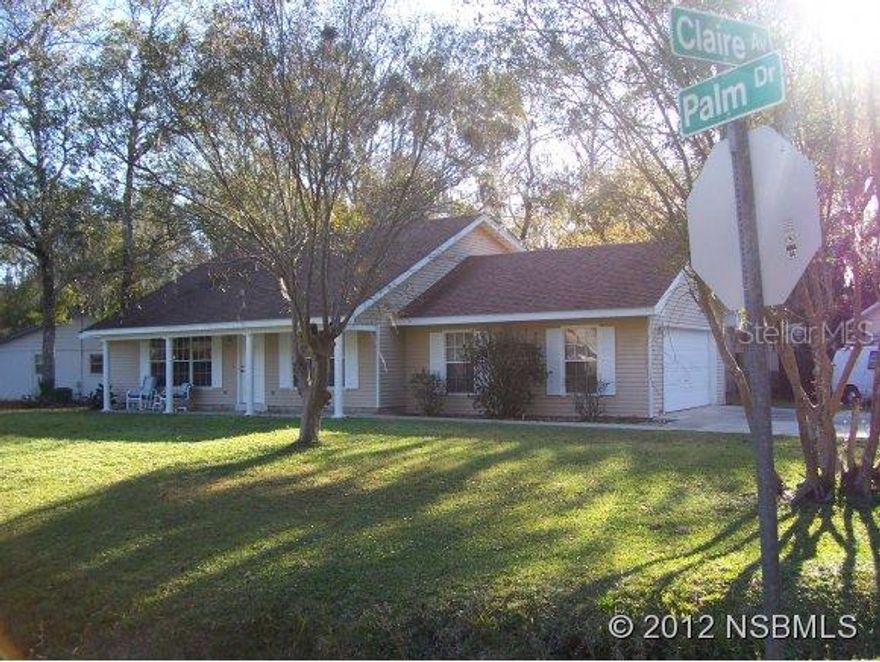 Gorgeous!!! ALL REMODELED, 2-story colonial in Oliver Estates. Immaculate, ALL NEW, very well cared for, single family detached home with a ground floor master bedroom and master bathroom! This home is situated on a spacious corner lot with a treed, fenced rear yard. Brand new carpet and plank tile throughout! The new kitchen has white cabinets with new door and drawer fronts and handles, granite counter-tops, stainless steel appliances, tiled backsplash and plank tile flooring. There is a tiled dining room with gorgeous 1/2 bath. The bright and spacious living room leads to the master bedroom. The master bedroom has a master bathroom with a shower with new shower doors, granite countertop, new vanity and travertine tile, a walk-in closet and double sliding glass doors that lead to a large, 240 sq ft covered, newly stained wood deck. The two newly remodeled guest bedrooms and guest bathroom are upstairs for privacy. There is an oversized, 2-car garage with a washer and dryer for your convenience. The garage is finished with textured drywall, newly painted and black and white cvt tile flooring. There is a brand new hot water heater & air conditioner. Golf Courses, boat launches, the beach, Super Wal-Mart, I-95, Indian River Shopping Center, Winn Dixie, Home Depot, car dealerships, places of worship and restaurants all within a few miles east and west and the beach and intracoastal is only 5 minutes to the east!! Great home, fantastic location!! No animals allowed. No smoking in house or in garage. Shed is not included in rent, it is for owners' use.