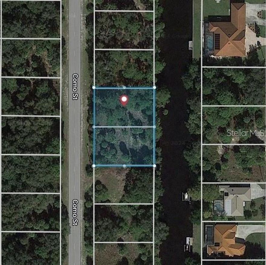 Great Opportunity to own a Double Waterfront lot with only 2 bridges to the Gulf. This price is for the 2 side by side (lots #3100 & #3108) 80'x125' each, totaling just under half an acre with 160 feet of waterfrontage. Fish or Boat right from your back yard! Conveniently located minutes from Gulf beaches and near ALL Charlotte County amenities. Just minutes to the new Resort. This is the Ideal location for your Florida Dream Home. (property tax amount is for one lot) Currently not in a Scrub Jay review area (please confirm with county)