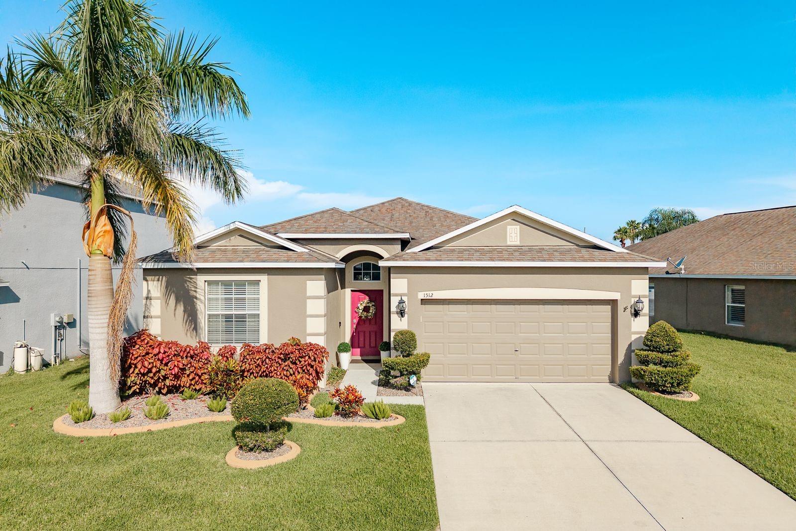 Welcome to the One You've Been Waiting For! This stunning 4-bedroom, 3-bathroom home with an ideal split floor plan is located in the highly sought-after, gated community of Hawks Point—and it's ready for its next proud owner. Meticulously maintained both inside and out, this home is truly move-in ready. Thoughtful landscaping enhances the curb appeal, while the beautifully designed interior features an open-concept layout that’s perfect for entertaining. The chef’s kitchen includes an oversized island, walk-in pantry, and newer stainless-steel appliances—ideal for gatherings both large and small. Two front bedrooms share a fully remodeled bathroom with a stylish new shower. A third bedroom features a private en suite, perfect for guests or multigenerational living. The spacious primary suite boasts two walk-in closets and a luxurious en suite bathroom complete with a soaking tub, walk-in shower, and dual vanities. Luxury vinyl plank flooring graces all bedrooms, while tile runs throughout the main living areas for durability and easy maintenance. Step outside and be wowed by your custom heated saltwater pool designed and installed by Tampa’s premier builder, Larsen Pool & Spa (2022), known for their unmatched craftsmanship. This pool oasis features sealed pavers, ledge seating with spa jets, a tranquil waterfall feature, gradual walk-in steps, and “smart” lighting—all with serene pond views and a transferable warranty for peace of mind. Additional highlights include: Brand-new HVAC system (2025) Hybrid hot water heater (2020) New irrigation system (2022) Newer washer & dryer, ceiling fans throughout and overhead garage storage racks. Outdoor enthusiasts will love the easy access to the Hillsborough County Greenway Trail, perfect for walking, biking, jogging, or skating. As a Hawks Point resident, you’ll also enjoy fantastic community amenities including a resort-style pool, playground, dog park, fitness center, and clubhouse. Don’t miss out on this rare opportunity—schedule your private tour today!