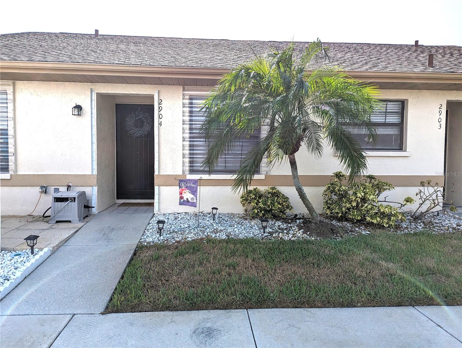 Minimum 6-12 month rental. Immediate occupancy. Furnishings optional 2 bdrm, 2full bath condo in Morningside. Nicely updated, Wood floors thru-out. Glassed-in lanai with air for extra living space. 2 patios. Skylight and large window provide plenty of natural light. Hurricane shutters, Great location close to Blake hospital, GT Bray Park, YMCA and Anna Maria Island. HOA approval required. Small dog will be allowed with owner approval. Rent includes everything but electric.