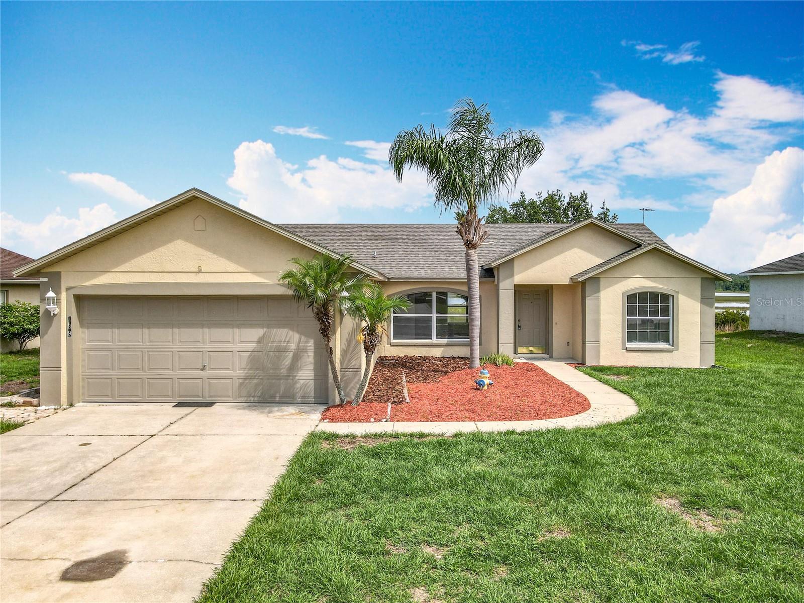 NEW PRICE! Welcome to this charming 3-bedroom, 2-bath home nestled in the desirable community of Quail Valley. Enjoy the privacy of no rear neighbors, enhanced by mature landscaping and peaceful views of Grass Lake from your covered lanai—the perfect spot to relax or entertain. Inside, you'll find high and vaulted ceilings, an open floor plan, and large windows that fill the space with abundant natural light.
The primary suite is a true retreat, featuring walk-in closets and an ensuite bath with a dual sink vanity, garden tub, and separate shower stall. The home also includes a dedicated laundry room for added convenience. Recent upgrades include fresh interior and exterior paint, new laminate flooring, a new sink, and a new refrigerator.
Located near top-rated schools, shopping, dining, and easy highway access, this home offers both tranquility and convenience. Whether you're looking for a primary residence or a solid investment opportunity, this well-maintained home is a fantastic choice. Don’t miss the chance to make it yours!
