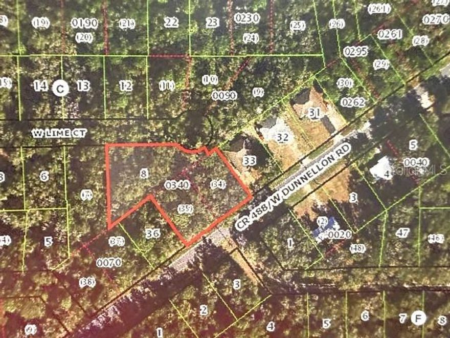 3 - Lots totaling .83 acres. Two of the lots are on paved W Dunnellon Rd. The 3rd lot is behind on a cul-de-sac. Only 10 minutes from Crystal River and the Gulf of America! See the manatees at 3 Sisters Springs.