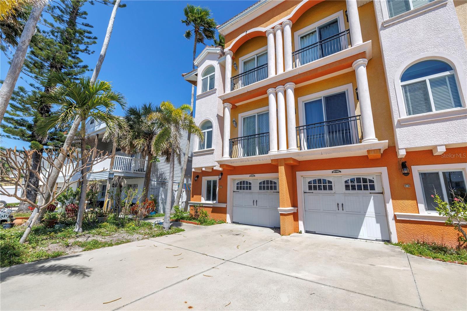 ***SELLER IS OFFERING A $40,000 CREDIT TO BUYER WITH ACCEPTABLE PURCHASE PRICE***
Mediterranean Style, Gulf Breezes & Income Potential in Redington Beach
Set just steps from the shoreline in charming Redington Beach, this Mediterranean-style townhome offers a rare blend of location, lifestyle, and long-term flexibility. With both Gulf and Intracoastal water views, a generous layout, and no minimum rental restrictions, this is a perfect fit for investors, second-home seekers, or anyone craving the beach life full-time.
Spanning nearly 2,000 square feet across three levels, this home was designed with comfort and possibility in mind. The first floor includes a private garage and a large bonus room—perfect as a den, home office, game room, or guest space. Upstairs, the main level opens into a spacious living room, dining area, and large kitchen with plenty of space to gather. There’s also a tucked-away nook ideal for a reading corner or mini office, plus a full bathroom for added convenience.
All three bedrooms are on the top floor, including a primary suite with ensuite bath, walk-in closet, private Juliet-style balcony. This floor has elevated views of both the Intracoastal and the Gulf. The laundry room is also on this floor for easy day-to-day function. An elevator shaft is already built in for future installation—an excellent upgrade if accessibility becomes a priority later on.
The home is clean and livable as-is but would shine with cosmetic updates. The seller is offering a $40,000 credit at closing (with acceptable offer), allowing you to personalize the space, cover closing costs, or buy down your rate. For boaters, there’s even potential to rebuild the dock for a boat slip or boat lift off the back of the seawall (buyer to verify with city/county).
Best of all, this property sits in Pinellas County, just about 30 minutes to I-275, 45 minutes to Tampa International Airport, and perfectly positioned between world-famous Clearwater Beach and the nightlife, arts, and dining of downtown St. Petersburg.
Whether you're looking for a coastal retreat, a high-performing vacation rental, or both—this home makes it possible.