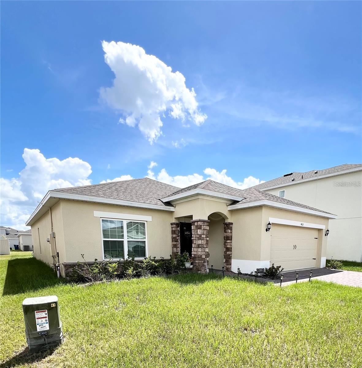 **Charming 3 Bedroom, 2 Bathroom, 2 Car Garage Home in the beautiful community of Hammock Reserve in Haines City - Ideal Location! INTERNET INCLUDED**
Welcome to your next home! This stunning 3-bedroom, 2-bathroom house is just 3 years old and offers modern amenities in a serene Haines City neighborhood. Perfectly situated close to Highway 27, you'll enjoy easy access to shopping, dining, and entertainment. Walmart, Posner Shopping Center, and various local favorites are just minutes away. In just a short drive, you'll also find the beautiful Lake Eva Community Park to enjoy picnics, playgrounds, fishing, a water park and much more!
Inside, you'll find a bright and spacious layout, perfect for comfortable living and entertaining. The modern kitchen opens to the living area, creating a warm and inviting space. The master suite features ample closet space as well as a private bathroom with a spacious shower that includes a Digital Shower Control with rain showerhead to provide the best shower experience! The additional two bedrooms provide plenty of room for family or guests to comfortably rest. Also included are a washer and dryer for your convenience.
The community is packed with amenities that make living here a dream! Take a dip in the beautiful community pool, let your furry friend run free in the dog park, or watch your kiddos have fun in the playground.
Don't miss out on this opportunity to rent a beautiful home in a prime location! Schedule a tour today!