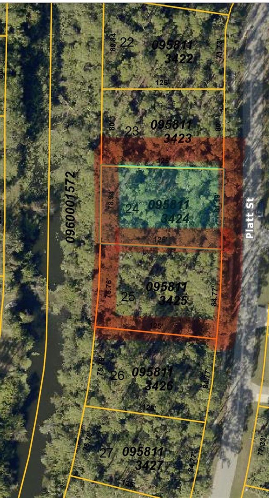 Beautiful double canal lots available in the heart of North Port, Florida, offered together as a package deal for $50,000 total. Each lot measures approximately 80’ x 125’, providing a combined footprint of 160’ x 125’ — ideal for a larger single-family home, multi-car garage, or added privacy.  Enjoy the peaceful canal-front setting surrounded by nature, yet just minutes from shopping, dining, schools, and all that North Port has to offer. Conveniently located near I-75 and US-41, this property offers easy access to nearby beaches, world-class fishing, golf courses, North Port Water Park, and the Atlanta Braves Spring Training Stadium.  Canal-front setting with beautiful natural views
No HOA or deed restrictions. Build your Florida dream home today or hold as an investment in this fast-growing community!
Parcel IDs: 0958113424 and 0958113425
All information contained within this listing, including land, site, community, tax, and additional information is deemed reliable but not guaranteed and should be verified by the Buyer and Buyer's Agent.