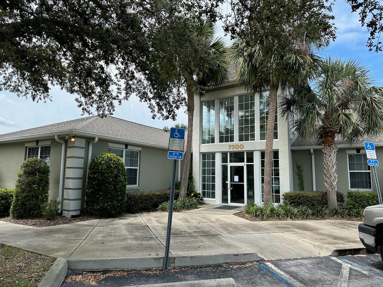 Professional business condo just off SR 200 and across the street from the newly announced Winding Oaks mixed-use community. Located in the beautifully maintained Office Complex Jasmine Walk w/ 800 sf Common Waiting Room Lobby under the light showering atrium. There is a large entrance area with desk for reception, a well-appointed conference rooms, 2 large private offices and private restroom. Public restrooms are in lobby. SR 200 & 60th Ave location. Hurry All Offers are considered. Law Practice avail. Ideal for Legal, Mtg, Ins, therapy. Don't pay rent. Plenty of parking and close to many professional businesses, retail shops and restaurants.
