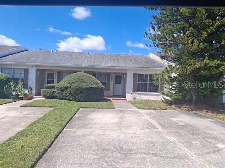 Welcome to this charming and cozy 2-bedroom, 1-bath attached villa located in the friendly Veterans Villas neighborhood! This lovely home combines modern elegance with comfort, creating a peaceful retreat you will love. The open-concept design allows for a seamless flow between the spacious living room and dining area, making it an ideal place for entertaining friends and family. 

You'll enjoy cooking in the stylish and functional eat-in kitchen. The master bedroom is spacious and features a convenient walk-in closet for all your belongings. Relax on the screened lanai, which serves as a perfect spot to unwind and comes with a handy storage closet. 

This move-in-ready villa is a wonderful choice for anyone seeking a warm and inviting space in a community you'll be proud to call home!