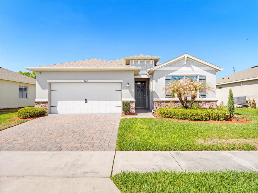 Just bring your toothbrush and a suitcase! This spectacular 2020-built home is located in a premier gated community featuring a sparkling pool. Offering 4 bedrooms and 2 bathrooms, this residence shows true pride of ownership at every turn. Furniture is negotiable, making this a truly seamless transition for the lucky new owners.

The interior is designed for modern living with stylish accent walls, durable hard flooring throughout (no carpet!), and a spacious open layout perfect for entertaining. The master suite serves as a private retreat with a large bathroom and expansive walk-in closet. For the hobbyist, the fully equipped garage includes custom metal storage for tools and projects, plus a smart garage door system for added convenience.

This home is also equipped with smart home features, including a smart thermostat, smart lighting, smart locks, and a security system, providing comfort, efficiency, and peace of mind. Enjoy the peace of an established neighborhood without the dust and delays of new construction. This home is truly turn-key and ready for its new owners!