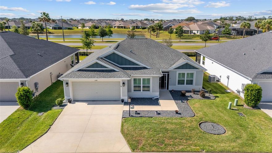 Experience refined living in this elegant JASMINE designer home located in the highly sought-after Village of St. Catherine. This beautifully appointed residence showcases QUARTZ COUNTERTOPS, a stylish DESIGNER BACKSPLASH, STAINLESS STEEL APPLIANCES, and timeless PLANTATION SHUTTERS. The NO-CARPET interior and VOLUME CEILINGS enhance the home’s clean, upscale, and airy ambiance, while the SPLIT FLOOR PLAN provides exceptional privacy for both owners and guests.

A spacious homesite offers ROOM FOR A POOL, and thoughtful additions such as ATTIC STAIRS provide convenient extra storage above the garage. The home also features a stunning GLASS-ENCLOSED LANAI WITH TILE FLOORING, creating a luxurious, climate-controlled space perfect for year-round relaxation or entertaining.

Ideally situated just minutes from Sawgrass Grove and the vibrant new Eastport Town Square, you’ll enjoy effortless access to nightly entertainment, premier dining, recreation centers, put-n-play, and the renowned Southern Oaks Championship Golf Course. A 2023 electric golf car is included, adding both convenience and exceptional value to this luxurious offering.