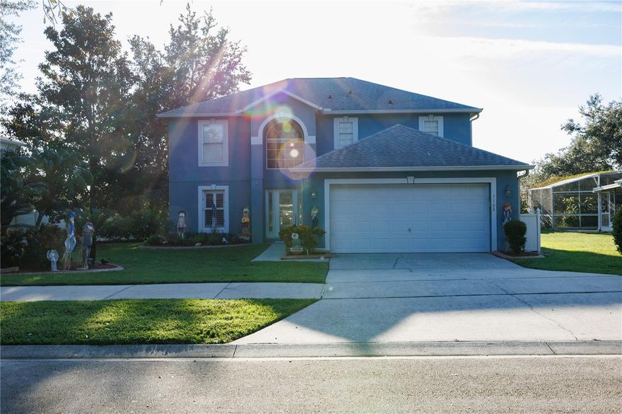 Welcome to your dream home in the highly sought-after Park Ridge community! This beautifully maintained 4-bedroom, 2.5-bath home offers 2,320 sq ft of thoughtfully designed living space and a screened-in pool oasis perfect for entertaining. Inside, you’ll find 20" tile flooring throughout the main living areas, a custom-built office with full-wall cabinetry, and a remodeled kitchen featuring 41" custom cabinets, granite countertops, dual ventilated pantries, and soft-close drawers. The expanded island features built-in power outlets, and the gas stove can be easily converted to electric.

Enjoy the open-concept living and dining areas, a spacious primary suite with two walk-in closets, and a spa-like bathroom with dual sinks, a garden tub, and a separate shower. Smart home features include app-controlled shades and remote pool lighting. Step outside to a private screened-in pool with UV-blocking shades, upgraded landscaping with custom concrete edging, an irrigation system, and overhead garage storage.

Additional updates include a new roof (2018) and AC (2021). Conveniently located near the Florida Turnpike, top-rated schools, shopping, and dining. Low HOA of just $27/month.

Interior Features

Bright open floor plan with 20-inch gloss tile throughout main living areas. Dedicated custom-built office with full wall cabinetry and built-in desk. The remodeled kitchen (2015) features 41-inch custom New Yorker cabinets, granite countertops, soft-close drawers, dual ventilated pantries, and a large island with integrated power outlets for cooking or casual dining. Stainless appliances included (gas stove convertible to electric, microwave, dishwasher, refrigerator, washer, dryer). Smart shades (remote/app-controlled), modern half bath, and spacious upstairs with remodeled bath and luxurious primary suite featuring dual walk-in closets.

Exterior Features

Private outdoor retreat with screened pool, child-safe enclosure, and Coolaroo UV-blocking shades for year-round enjoyment. Upgraded landscaping with custom brick-red concrete edging, irrigation system, and low-maintenance curb appeal. Roof replaced in 2018; energy-efficient AC (2021). Two-car garage with overhead storage. Situated on a 10,693 sq ft lot, this home offers space, comfort, and convenience, just minutes from parks, schools, and shopping—with a low monthly HOA fee of $27. This home is perfect for those seeking modern Florida living, complete with thoughtful upgrades both inside and out.

This custom home combines comfort, functionality, and modern upgrades in one stunning package — schedule your private showing today!