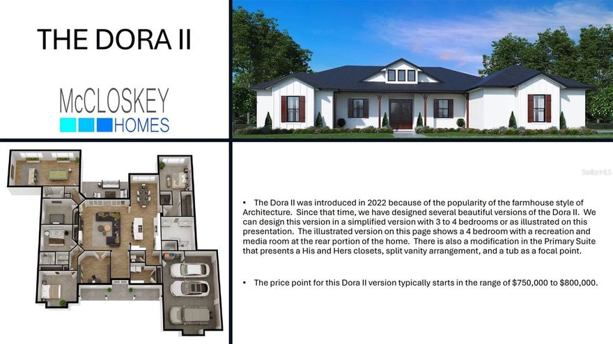 Pre-Construction. To be built. "LAKEFRONT / DOCK-ABLE ACREAGE lot!! Beautiful example of a lakefront lot in the Hidden River Lakes community — great price for over 2 acres, ready to build your custom home. This home plan can be customised / room for a pool to be added, multiple versions are shown here. View the most exquisite sunsets on your dock, overlooking the private, tranquil Lake Diane. This gives you the best of all worlds. Lake views, privacy, acreage, public utilities, no time to build, low HOA, space from neighbors, and FULL ACCESS to the HARRIS CHAIN OF LAKES via the community boat ramp. Choose whether you spend your time lazily fishing or kayaking on Lake Diane. Drop your boat into the freshwater canal and head off to Historic Mt. Dora, Eustis, Tavares, or Leesburg waterfronts for dining, shopping, and world-class events! This lot can make your Florida dream a reality! The listing agent is HOA President, so ask your questions; we have the answers!!! Seller will consider buyer concessions if presented as part of an offer."