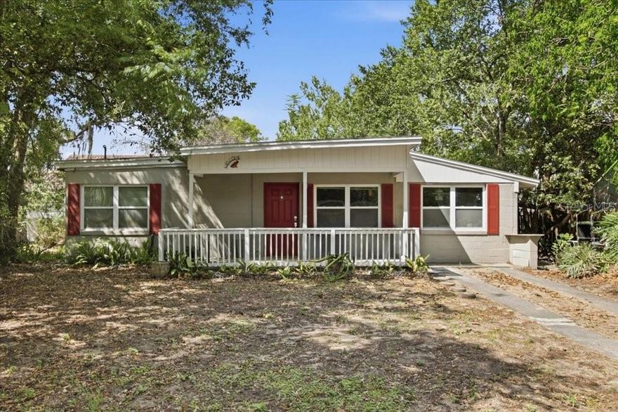 Tremendous value in the land.  Well cared for vintage Winter Park home that has 3 BEDROOM and two bath rooms. Potential to remodel, improve and expand or simply tear down to build a new custom home. However, this home is move in ready!  There is not an HOA.  1343 total square feet and 1186 heated square feet.  Newer DUAL-PANE WINDOWS!  New HVAC system in NOvember 2025.  Home was replumbed in 2024. SEPTIC PUMP OUT, OCT 2025.  No carpeting instead there is SOLID FLOORING THROUGHOUT: WOOD PARQUET, TILE, LUXURY VINYL PLANK.  The kitchen has been updated with SOLID WOOD KITCHEN CABINETS + GRANITE COUNTER TOPS and newer MATCHING APPLIANCES. The home has INDOOR WASHER/DRYER and a working fireplace.  The back yard is FULLY FENCED.  Local top rated
CITY OF WINTER PARK SCHOOLS. And CITY OF WINTER PARK UTILITIES. The land, the lot have a fantastic upside. BOTH NEXT DOOR (WEST SIDE) AND REAR (NORTH SIDE) NEIGHBORING LOTS HAVE BEEN EMPTY FOR SEVERAL YEARS. This is a great investment and the property itself offers excellent rental income. Think "down the road" value + immediate return value.