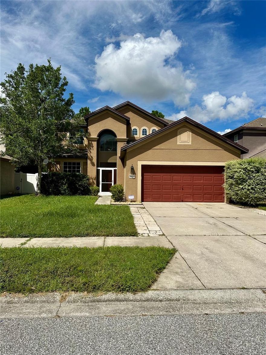 Don’t miss the opportunity to lease this spacious TWO-STORY home with over 2,300 square feet of living space in the highly sought-after Trillium community of Brooksville. Offering 4 BEDROOMS plus a BONUS ROOM and 2.5 bathrooms, the layout provides comfort, flexibility, and plenty of room for daily living. The first floor features the primary suite for convenience, complete with a NEW BUILT IN CLOSET SYSTEM for extra organization. Also on the first floor is a versatile converted bonus room that works well as an office, guest room, or playroom. High ceilings and oversized windows bring in abundant natural light, while the open kitchen offers generous cabinet storage and connects seamlessly to the dining and living areas. Upstairs, additional bedrooms are complemented by a LOFT space that can be used in any way that fits your needs—media room, study, or extra living space. Recent updates include a NEW A/C system, NEW refrigerator, NEW washer and dryer, and fresh paint throughout. Enjoy outdoor living with a SCREENED LANAI and FENCED backyard that create a welcoming setting for gatherings or quiet evenings. As part of the Trillium community, residents enjoy access to a resort-style POOL, PLAYGROUND, and scenic walking areas, all while being conveniently located near the Suncoast Parkway for an easy commute to Tampa, shopping, dining, and the Gulf Coast. This home delivers expansive living areas, modern upgrades, and a prime location, making it a standout rental ready for immediate move-in.