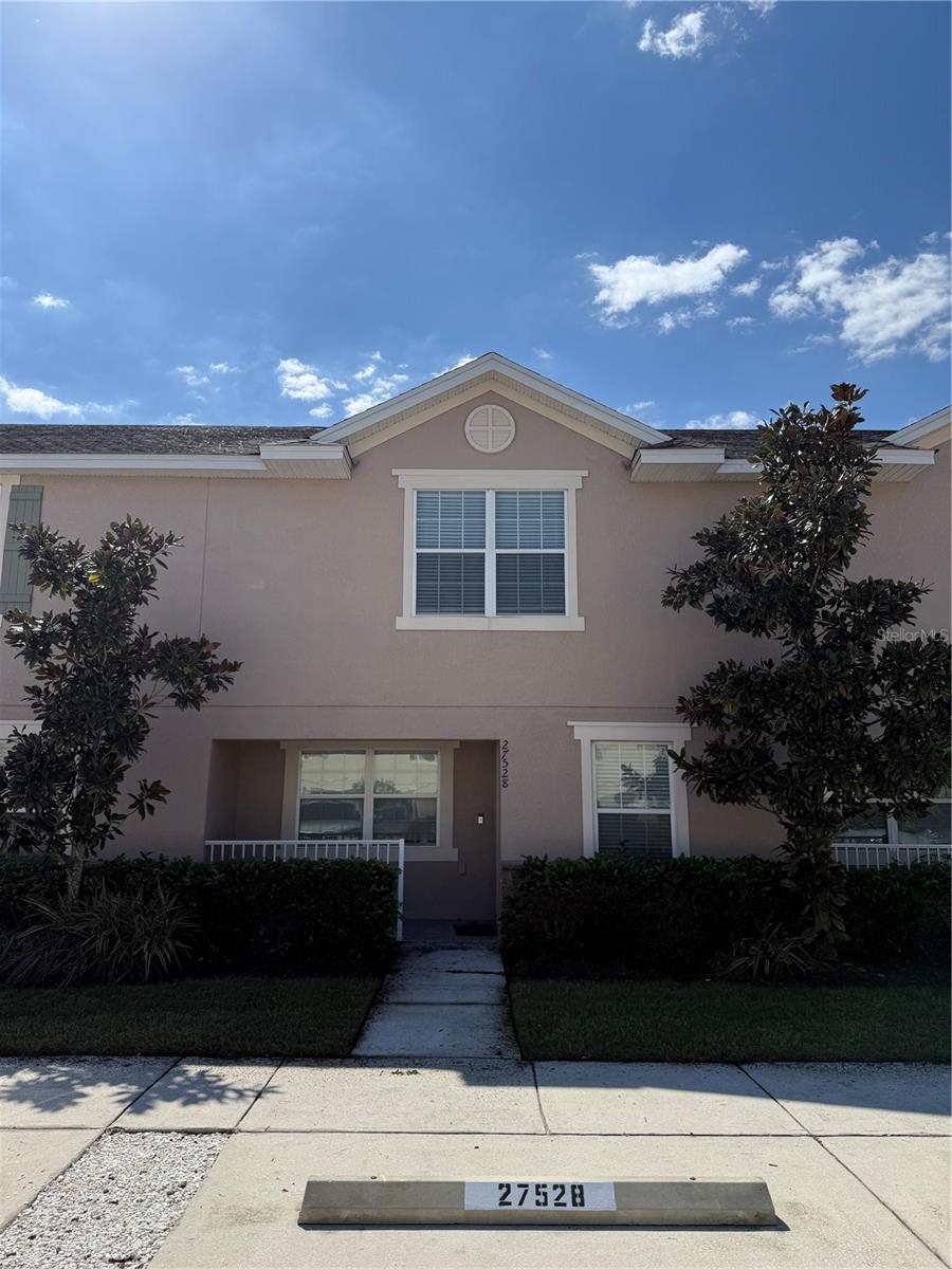 Clean 3 Bedroom, 2.5 Bath with large screened patio and 2 reserved parking spaces in front of the townhome. No carpet, large family room, full appliance package including washer and dryer. All bedrooms, 2 full bathrooms and laundry upstairs. Water included, trash included (dumpster on property). Gated community with pool; easy access to everything Wesley Chapel and Tampa Bay has to offer. First, Last and Security Deposit Required. To qualify for this property all applicants (all adults must apply) must have a credit score of 650 or higher, have had no evictions filed against them, cannot be in an active bankruptcy and monthly income must be equal to or greater than 2.5x the monthly rent. Owner Application Fee is $65.00 per adult (all adults must apply). Upon owner approval prospect(s) must submit an HOA Application, fee is $50.00 per adult (all adults must apply). Application Fees are non-refundable.