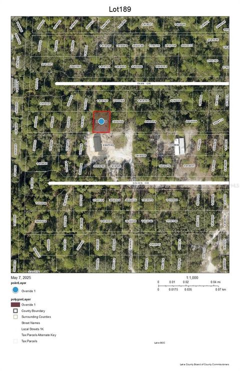 Lot 189 FAWN CIRCLE MOUNT DORA FL 32757