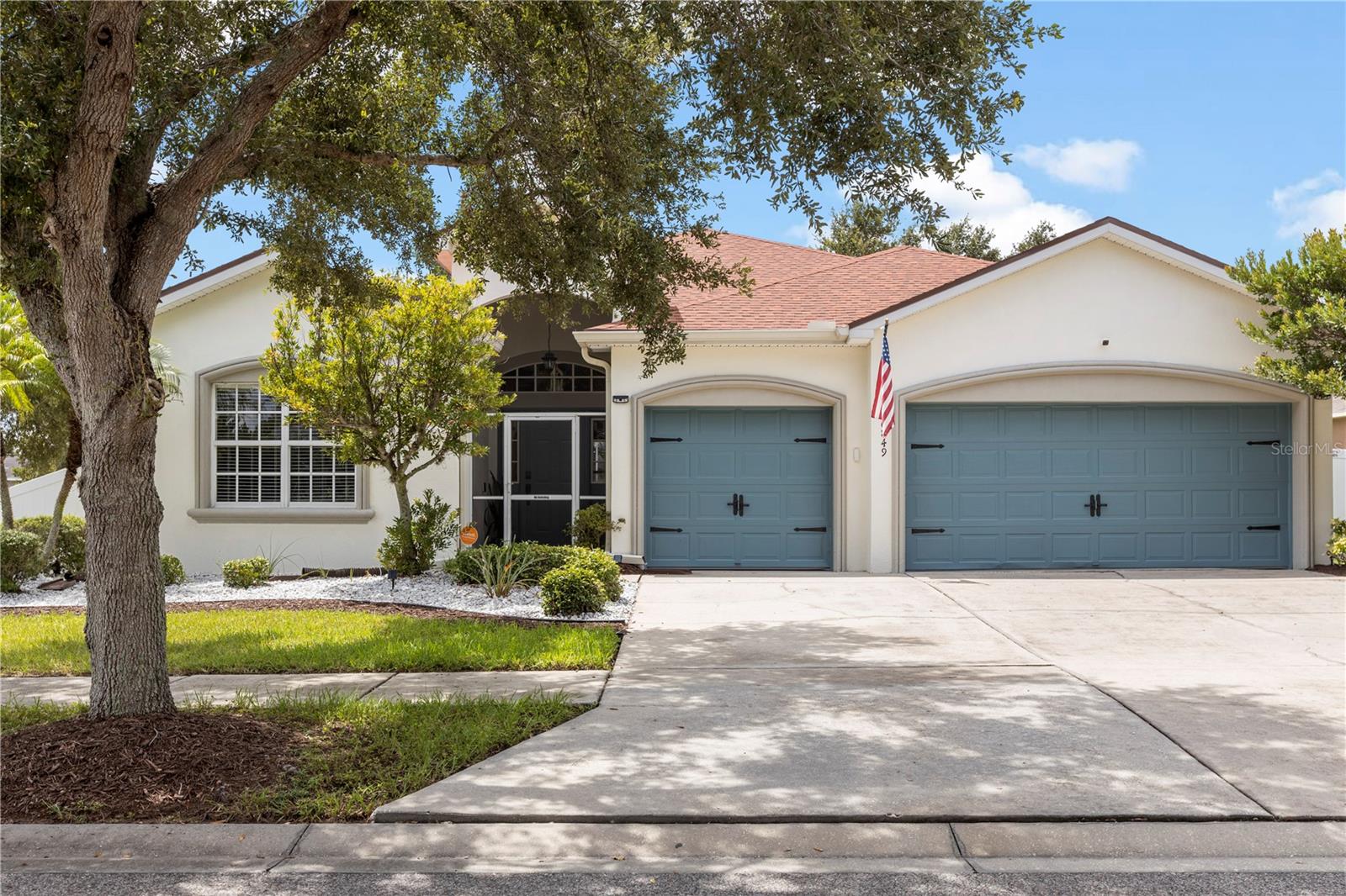 ASSUMABLE VA LOAN RATE AT 3.625. (loan can be assumed by either Veteran or Non-Veteran) Ready to Elevate Your Florida Lifestyle? Your perfect blend of comfort, style, and space is here! CORNER LOT .25 acre, completely FENCED! This beautifully maintained home delivers everything you’ve been looking for—just over 2,500 sq. ft., 4 bedrooms, 3 bathrooms, and a versatile bonus room ready to be your home office, playroom, or guest suite. Recent updates, including a brand-new AC with HVAC UV lights (2025) and a new roof (2024), make this home truly move-in ready!
The open floor plan creates a seamless flow from the spacious kitchen, complete with stainless steel appliances and plenty of prep space, straight into the main living area—perfect for hosting friends and family. Your private owner’s retreat is a getaway of its own, featuring a walk-in closet, dual vanities, a soaking tub, and a separate shower for the ultimate in comfort. Beautiful waterproof luxury vinyl flooring runs throughout the entire house.
Step outside to your beautiful backyard oasis, where an extended screened patio overlooks serene water views and the expansive yard. A new irrigation system keeps the mature landscaping lush and vibrant year-round, while cooling ceiling fans on the patio create the perfect spot for morning coffee or evening unwinding.
All of this in a prime Wimauma location, close to schools, dining, shopping, grocery stores, and major roadways—making every commute a breeze. Your next chapter starts here—schedule your showing today!