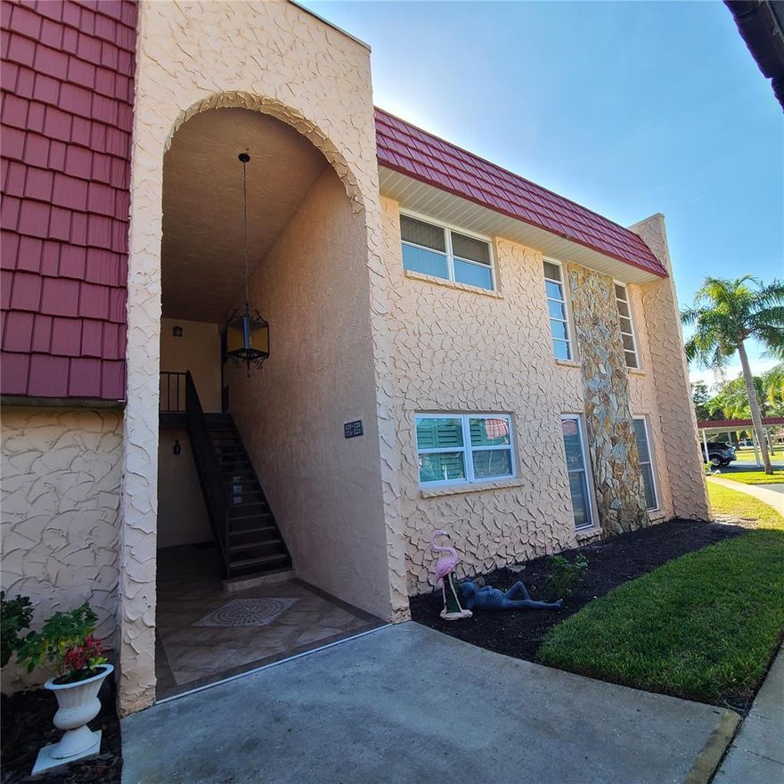 This is a 55+ community that is a hidden gem in a highly desired community that is right next to Lake Seminole Park and very close to the Beaches, Seminole City Center and numerous restaurants.  It is a very friendly community that will turn into friends.  This beautiful, corner unit on the 2nd floor offers an open floor plan with plenty of space and natural light.  This 3 Bedroom, 2 Bath condo comes partially furnished which would make a great turnkey.