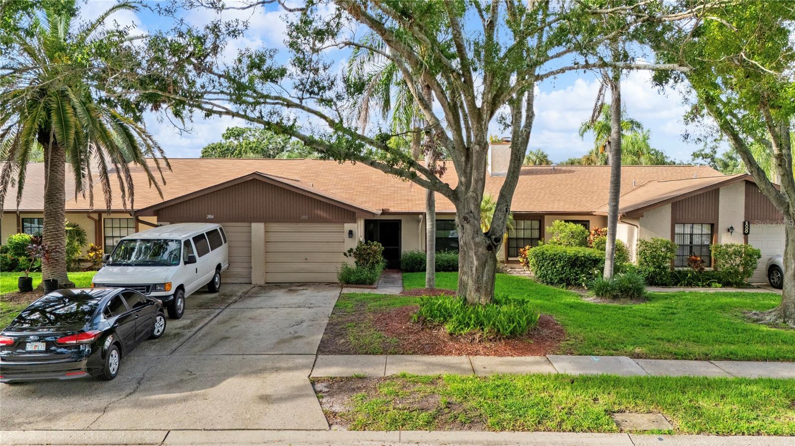 2 Bedroom 2 Bath Villa in the highly desirable Bayside Meadows Community. Tile and laminate flooring in the high traffic areas An open floor plan with a large eat in area in the Kitchen area. Plenty of Counter space for all you cooking needs with plenty of room for small kitchen appliances. The roomy Living area makes for a warm inviting living space. There is a private
screened Lani for your outdoor after work relaxation or morning coffee. Sliding doors from the living room and Master bedroom give easy access. Walking distance to the community Pool. There is a one car attached garage. Full size Laundry is in Kitchen area . Updated vinyl impact windows 2014. AC 2014 New roof 2022
Realtor Only Remarks
Please call agent 2 for showing instructions . Pet on Property CBS coded lock box. short notice possible but 24 hr notice preferred so we can remove the pet: